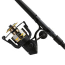 PENN BATTLE IV SPINNING REEL AND FISHING ROD, 8000 REEL, 10" 2PC - GOLD/BLACK - Brand New