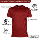 GALAXY BY HARVIC KICK START GEAR MEN'S SHORT SLEEVE CREW NECK TEE - MEN S - RED - Brand New