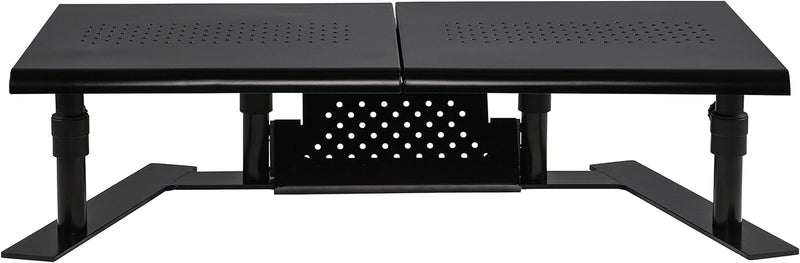 Allsop Metal Art ErgoTwin Dual Monitor Stand - BLACK - Like New