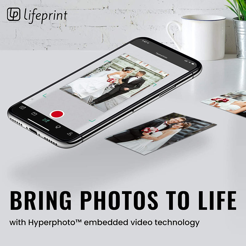 Lifeprint 2x3 Instant Printer iPhone Camera Photos and Video LP003-2 Black - Like New