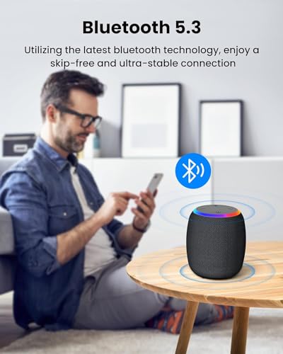 ZICOROOP BLUETOOTH SPEAKERSPORTABLE WIRELESS SPEAKER 15W STEREO SOUND - Black - Like New