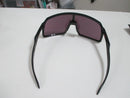 OAKLEY SUTRO MEN'S SHIELD SUNGLASSES ROSE PRIZM LENS, 137MM - BLACK - Like New
