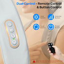 OHIELE CORDLESS NECK MASSAGER WITH HEAT 6D KNEADING SHIATSU NM2-CLOUD/GRAY - Brand New