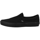 VANS UNISEX CLASSIC SLIP-ON - SIZE: MEN 8.5 WOMEN 10 - BLACK/BLACK - Like New