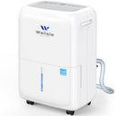 WELLSLE ENERGY STAR 52 PINT DEHUMIDIFIER WITH DRAIN HOSE AND 1.59 GAL - WHITE - Like New