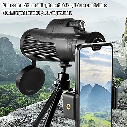 TSMBIKE SUPER BINOCULARS MONOCULAR TELESCOPE 40TIMES,60 HIGH POWER - BLACK - Like New