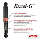 KYB 331047 EXCEL-G GAS STRUT - BLACK - Brand New
