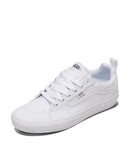 VANS MEN'S SNEAKER FILMORE TRAINERS MEN 10 CANVAS WHITE/WHITE - Like New