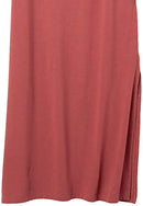 AMAZON ESSENTIALS WOMEN'S JERSEY STANDARD SHORT-SLEEVE CREWNECK - BRICK-RED - L - Brand New