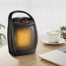 INTERTEK COMPACT PTC CERAMIC SPACE HEATER W/ FAN, FH104T, 750/1500W, BLACK - Like New