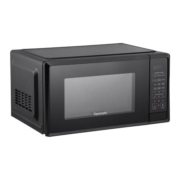 KENMORE 1.1 CU FT MICROWAVE: COUNTERTOP OVEN, 1000W, 6 PROGRAMS - BLACK - Like New