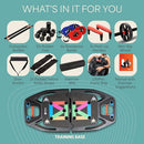 LIFEPRO PORTABLE HOME GYM WITH PUSH UP TRAINING BOARD FOR WORKOUTS - BLACK - Like New