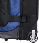AMAZON BASICS RIPSTOP WHEELED DUFFEL, 30'', 105L, ZH1704075F - BLUE - Like New