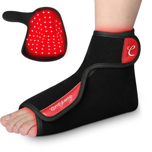 Comfytemp K4009 5000mAh Cordless Red Light Therapy for Foot, Infrared - Black - Like New