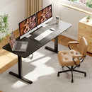FITSTAND ADJUSTABLE STAND UP DESK STANDING DESK 63"X24" SPLICE BLACK FRAME - Like New