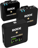 RODE Wireless Go II Dual Channel System Built-in Microphones RODEWIGOII - Black - Like New