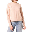 AMAZON ESSENTIALS WOMEN'S LIGHTWEIGHT LONG-SLEEVE CABLE CREWNECK SWEATER -SIZE S - Brand New