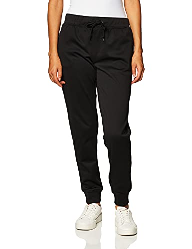O4875 Hanes womens jogger Black/Black Heather L - Brand New