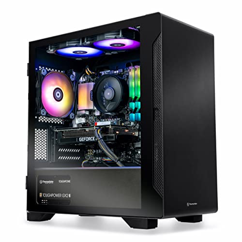 Thermaltake Graphite 360 PC Ryzen 5 5600X 16GB 1TB RTX 3060 S1BK-B550-G36-LCS - Like New