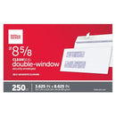 OFFICE DEPOT DOUBLE-WINDOW ENVELOPES