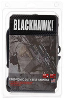 BLACKHAWK ERGONOMIC BLACK DUTY BELT HARNESS SM/MD - BLACK - Like New