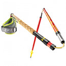 LEKI MICRO TRAIL PRO - RUNNING POLES - RED - Brand New