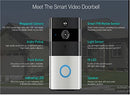 RING 8VR1S7-0EN0 WIRELESS RING DOORBELL V2 - SILVER - Brand New