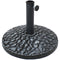 Sunnydaze 18-Inch Diameter Pebble Texture Resin Umbrella Base - Gray - Like New