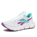 REEBOK FLOATZIG RUNNING SHOES FOR MEN SIZE MEN 9.5 FTWR WHITE/AQUA/PURPLE RAVE - Like New