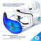 VANRORA SKI GOGGLES SNOWBOARD GOGGLES FRAMELESS INTERCHANGEABLE LENS - WHITE - Like New