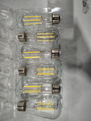 GENERIC 12 PACK 6W ST58 NON-DIMMABLE E26 VINTAGE LED EDISON BULBS - WHITE - Like New