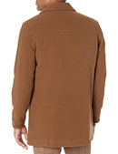 COLE HAAN MEN'S BUTTON UP WOOL PLUSH CAR COAT - SIZE: WOMEN S/P - CAMEL - Brand New