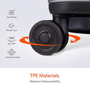 NINETYGO CARRY ON LUGGAGE 22X14X9 SPINNER WHEELS 100% POLYCARBONATE - GRAY - Like New