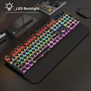 MAGEGEE TYPEWRITER MECHANICAL GAMING KEYBOARD AND MOUSE COMBO - Black Like New