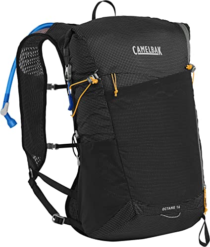 CAMELBAK OCTANE 16 HIKING HYDRATION PACK - BLACK/APRICOT 2.0 - Brand New