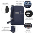 BAGGALLINI NEW CLASSIC TAKE TWO RFID CROSSBODY - FRENCH NAVY - Brand New
