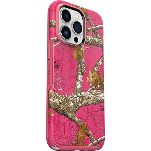 OtterBox iPhone 13 Pro (ONLY) Symmetry Series+ Case - Realtree Flamingo Pink - Like New