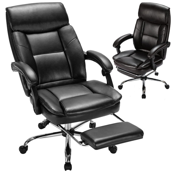 DUMOS EXECUTIVE OFFICE CHAIR, SWIVEL RECLINING COMPUTER DESK - - Scratch & Dent