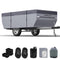 NARELECT POP UP CAMPER 10'-12' TENT TRAILER COVER 7 LAYERS - BLACK - Like New