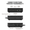 BELKIN THUNDERBOLT 3 DOCK CORE WITH THUNDERBOLT 3 CABLE F4U1100 - Black - Like New