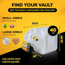 Gamma2 Vittles Vault Outback Airtight Pet Food Container, 40 Pounds - Brand New