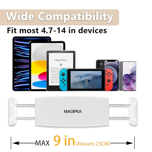 LAMICALL TABLET STAND HOLDER MOUNT HOLDER CLIP WITH GRIP FLEXIBLE LS01 - WHITE - Like New