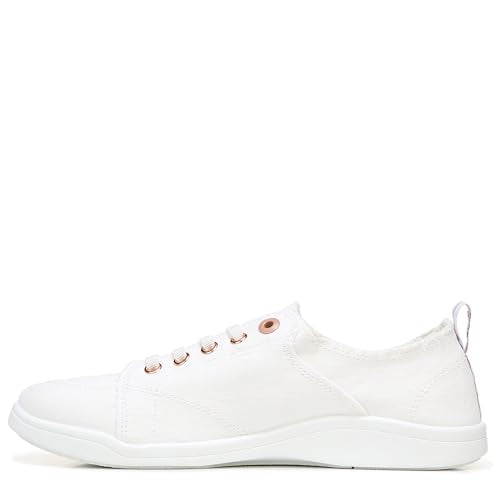 10011625 VIONIC PISMO LACE-UP SHOES | WIDE WIDTH | SIZE 7.5W | CREAM CANVAS - Like New