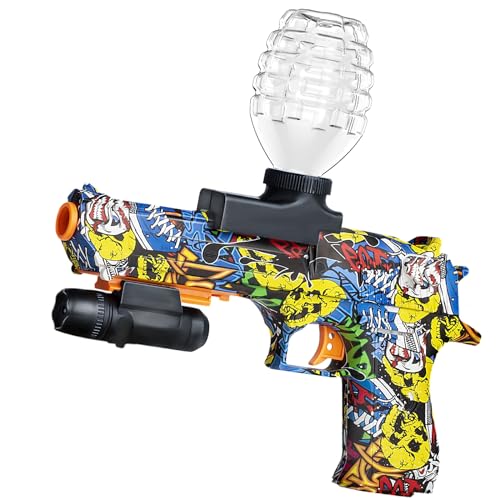 ANSTOY AUTOMATIC GEL BALL BLASTER LIGHT WATERPROOF SPLATTER BALL BLASTER - ANGRY - Like New
