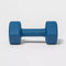 ALL IN MOTION NEOPRENE DUMBBELL 20LBS IRON CORE PVC COATING SINGLE PIECE - BLUE - Like New