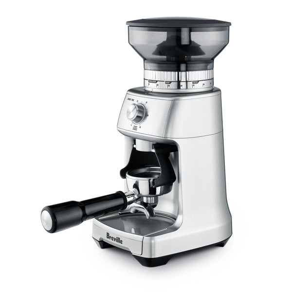 BREVILLE DOSE CONTROL PRO COFFEE BEAN GRINDER, BCG600SIL - SILVER - Like New