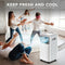 TURBRO GREENLAND 8,000 BTU ASHRAE 5,000 BTU SACC PORTABLE AIR CONDITIONER WHITE - Like New