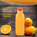 EcoQuality [100 PACK] Empty Plastic Juice Bottles, 32 OZ B07L6SGYWF - NEW - Brand New