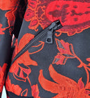 ALICE + OLIVIA LONNIE BOMBER JACKET - SIZE: WOMEN S - RED/BLACK - Brand New