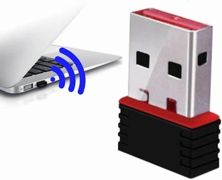 QR COMPUTERS USB 2.0 WIRELESS 802.IIN 150MBP - BLACK/RED - Like New
